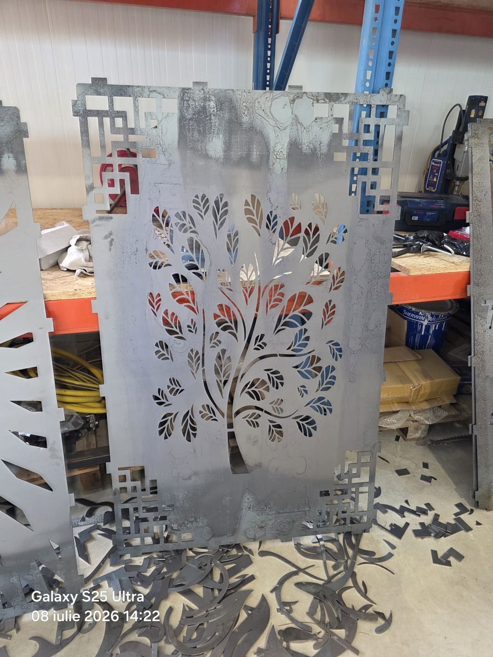 Gard sau poartă metalică TTSA — proiect 4