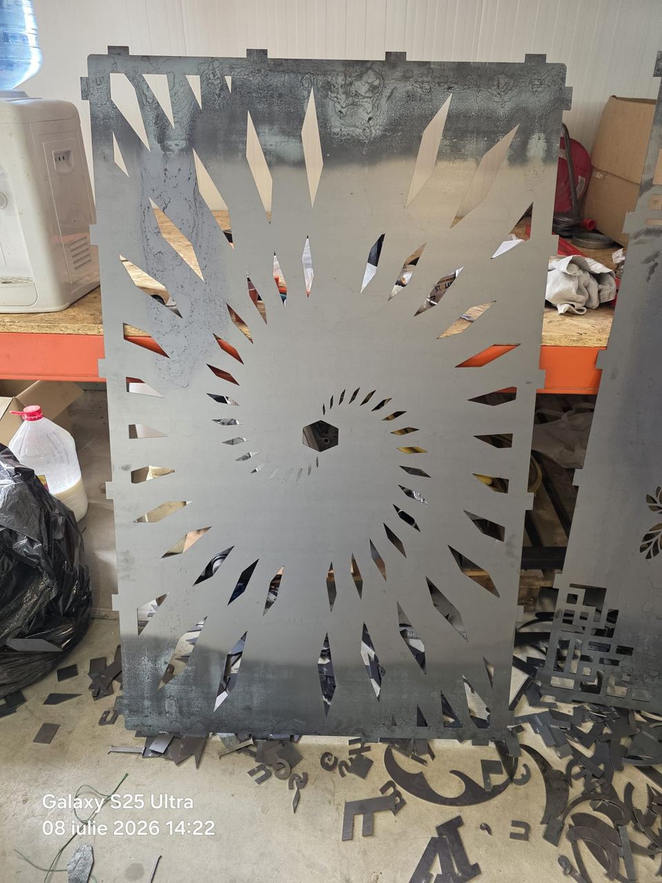 Gard sau poartă metalică TTSA — proiect 5