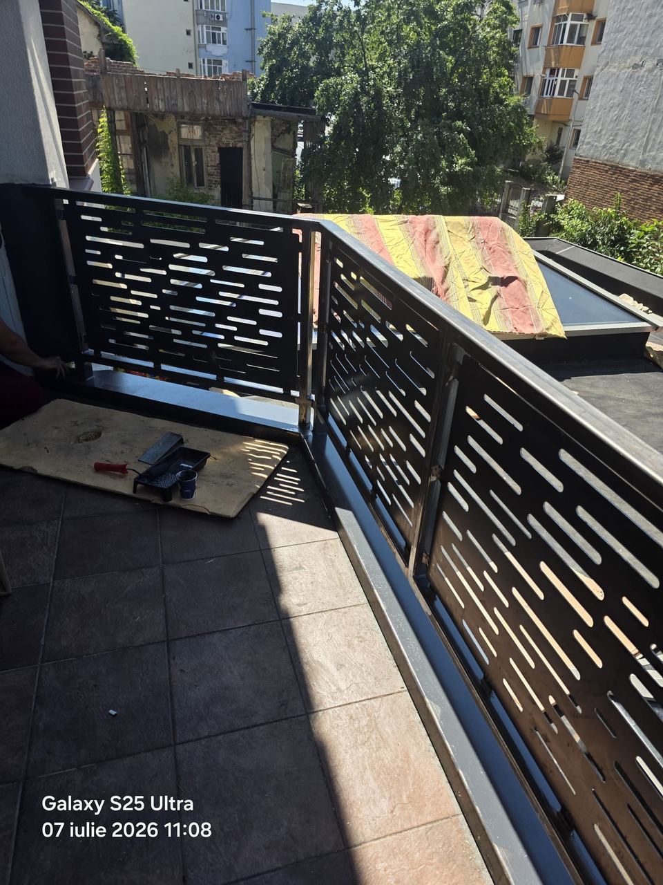 Gard sau poartă metalică TTSA — proiect 6